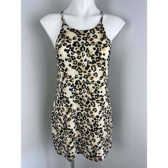 Miken Swim Animal Print Beach Cover Up Dress Small - Picture 1 of 4